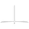 Ekena Millwork Bellingham Architectural Grade PVC Gable Bracket, 96"W x 60"H x 4"D x 4"F, 15/12 Pitch GBP096X60X0404BEL00 - alternate 4